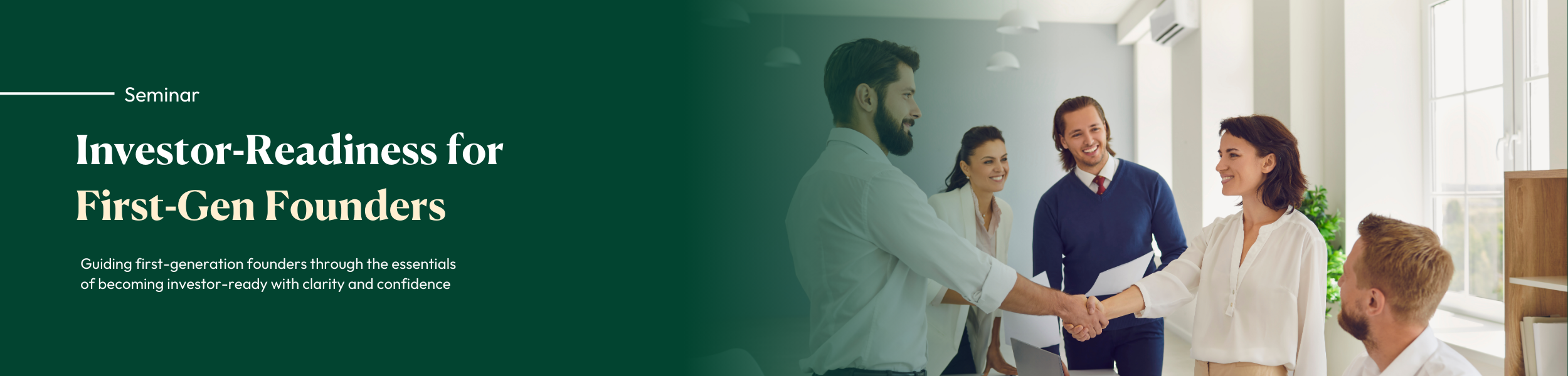 Investor-Readiness for First-Gen Founders